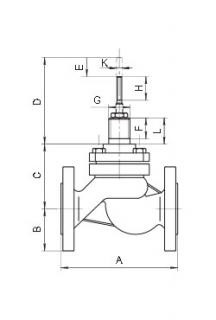 Двухходовой регулирующий клапан Valsteam Adca V16G, V25G